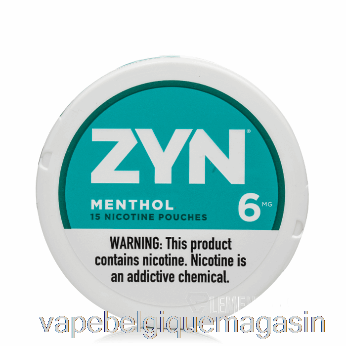 Vape Jetable Zyn Pochettes De Nicotine - Menthol 6mg